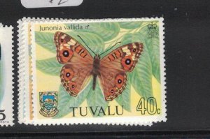 Tuvalu Butterfly SC 146-9 MNH (6gzq) 