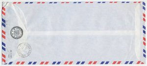 Registered Damaged mail cover Hong Kong - Netherlands 1987 Received damaged - Of