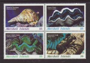 Marshall Islands Seashells,Clams 113a MNH VF  