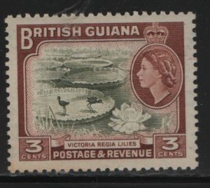 BRITISH GUIANA,  255  MINT HINGED