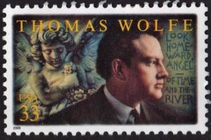 SC#3444 33¢ Thomas Wolfe Single (2000) MNH