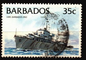 Barbados Used Scott 876