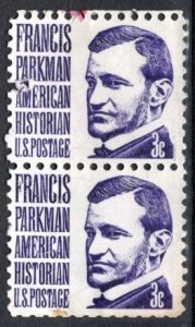 USA; 1967: Sc. # 1281: Used Single Se-Tenant Stamps