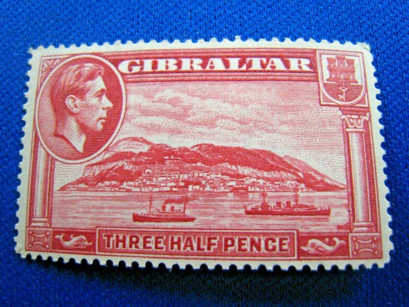 GIBRALTAR  1938  -  SCOTT # 109  -   MH       (X24)