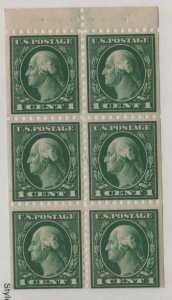 424d 1c Washington Booklet Pane