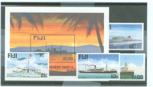 Fiji #843-847  Single (Complete Set)