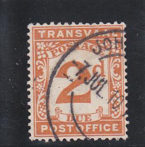 Transvaal  Scott#  J3  Used