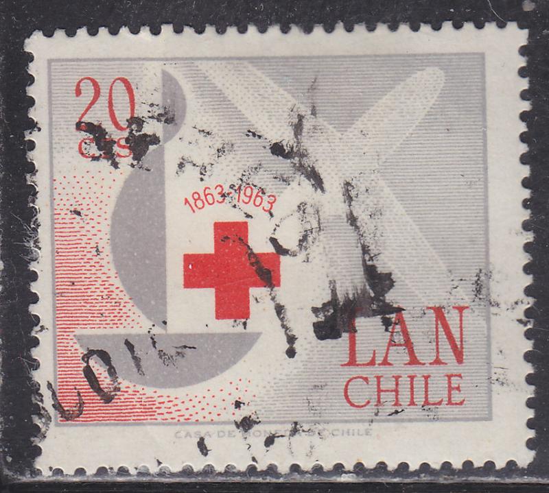 Chile C249 Centenary of the International Red Cross 1963