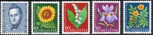 Switzerland  #B308-312  Mint NH CV $4.55