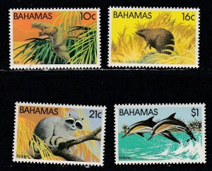 Bahamas # 514-517, Wildlife, Mint NH, 1/2 Cat.