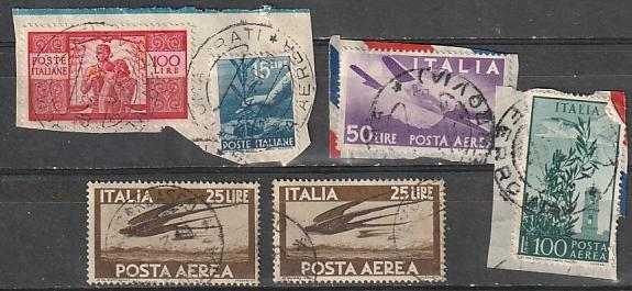 #477,473A,C112,C114,C123 Italy Used Lot #2