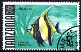 Tanzania - 1967 Fishes 5s Used SG 155