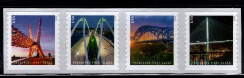 #5808 - 5811a 2023 Bridges (Presort) strip/4 - MNH