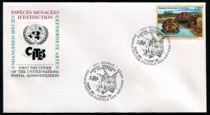 367-370 UN - Geneva Endangered Species FDC