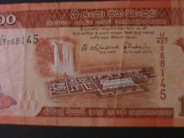 ​SRI LANKA-2010-CENTRAL BANK-$100 RUPEES.LT-CIRULATED NOTE-WE SHIP TO WORLDWIE