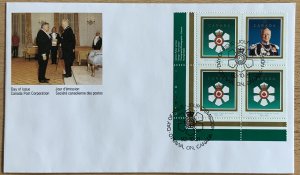 CANADA FDC 1992 ORDER OF CANADA SG1519/20. STAMPS ARE CAT £8