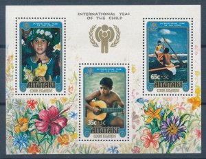 [116527] Aitutaki 1979 International year of the child Souvenir Sheet MNH