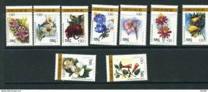 Chile 1988 Flowers Stamps from miniature sheet Sc 795 MNH  10736