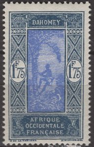 Dahomey 1938: Sc. # 83; **/MNH Single Stamp