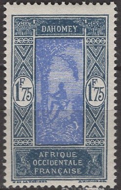 Dahomey 1938: Sc. # 83; **/MNH Single Stamp