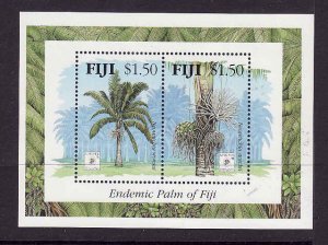 Fiji-Sc#712- id9-unused NH sheet-Palm Trees-1994-