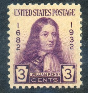 U.S. #724 MINT OG HR