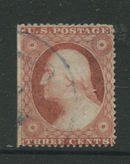 USA - Scott Type A10 - Washington Issue - Used - Single 3c Stamp