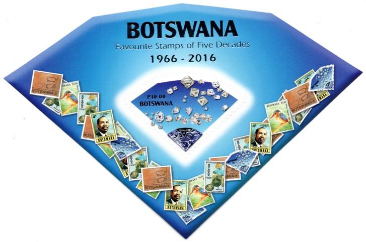 Botswana - 2016 World Post Day MS MNH**