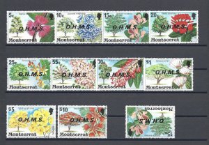 MONTSERRAT 1976 SG O7/O16 + O9w USED