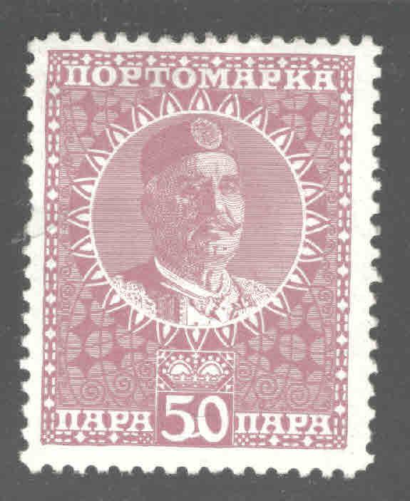 Montenegro Scott J26 MH* postage due