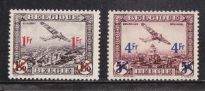 Belgium # C6-7, Mint   Hinged Set 