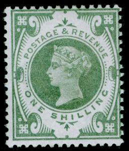 SG211, 1s dull green, M MINT. Cat £275.