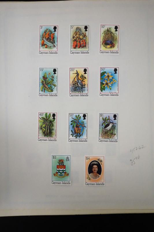 Cayman Islands 1970's to 2000 Stamp Collection