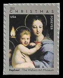 PCBstamps  US #4570 Bk Sgl (44c)Madonna & Child, (60)