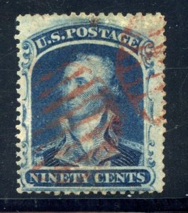 US SCOTT #39 USED-FINE W/ PF CERT CV $11,000 (4/2/24 GP)