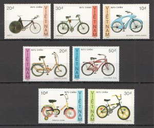 B1038 1988 Vietnam Transportation History Bicycles 1Set Mnh