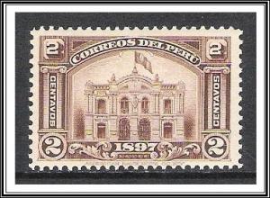 Peru #155 Post & Telegraph Building MH