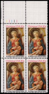 US #2107 MADONNA MNH UL PLATE BLOCK #11111