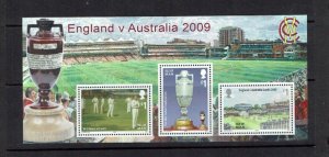 Isle of Man: 2009, The Ashes, England V Australia,  MNH M/S