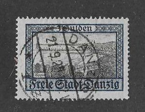 Danzig Sc #197  3g  used VF