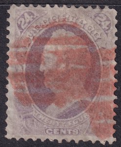 #153 Used, VF, Red cancel (CV $210 - ID35116) - Joseph Luft