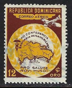 Dominican Republic C77 VFU MAP A1242-5