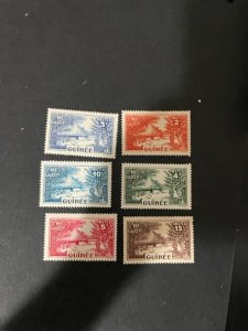 French Guinea sc 128-133 MHR+MNH