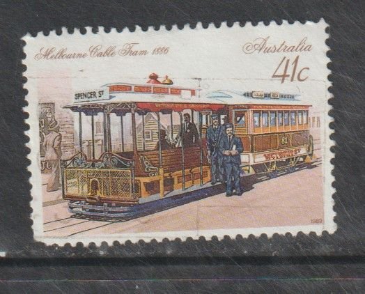 SC1156 Australia 1989 Historic Trams used