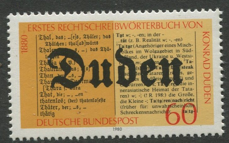 STAMP STATION PERTH Germany #1325 General Issue 1980 - MNH CV$0.75