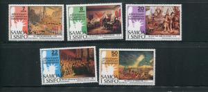 Samoa #428-32 MNH