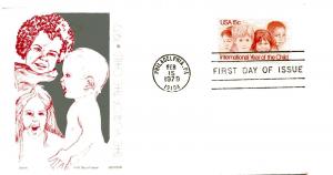 1772 International Year of the Child, Jackson, FDC