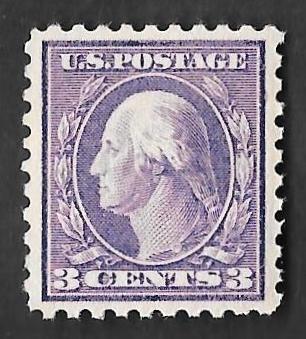 426 3 cents Washington Pink Back ty1 Stamp Unused OG LH EGRADED XF-SUPERB 95 XXF