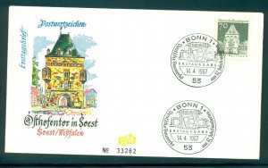 Germany #945 (Mi 497) 1966 70pf building definitive unaddressed cachet FDC