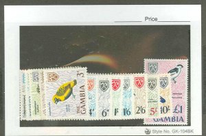 Gambia #215-227  Single (Complete Set)